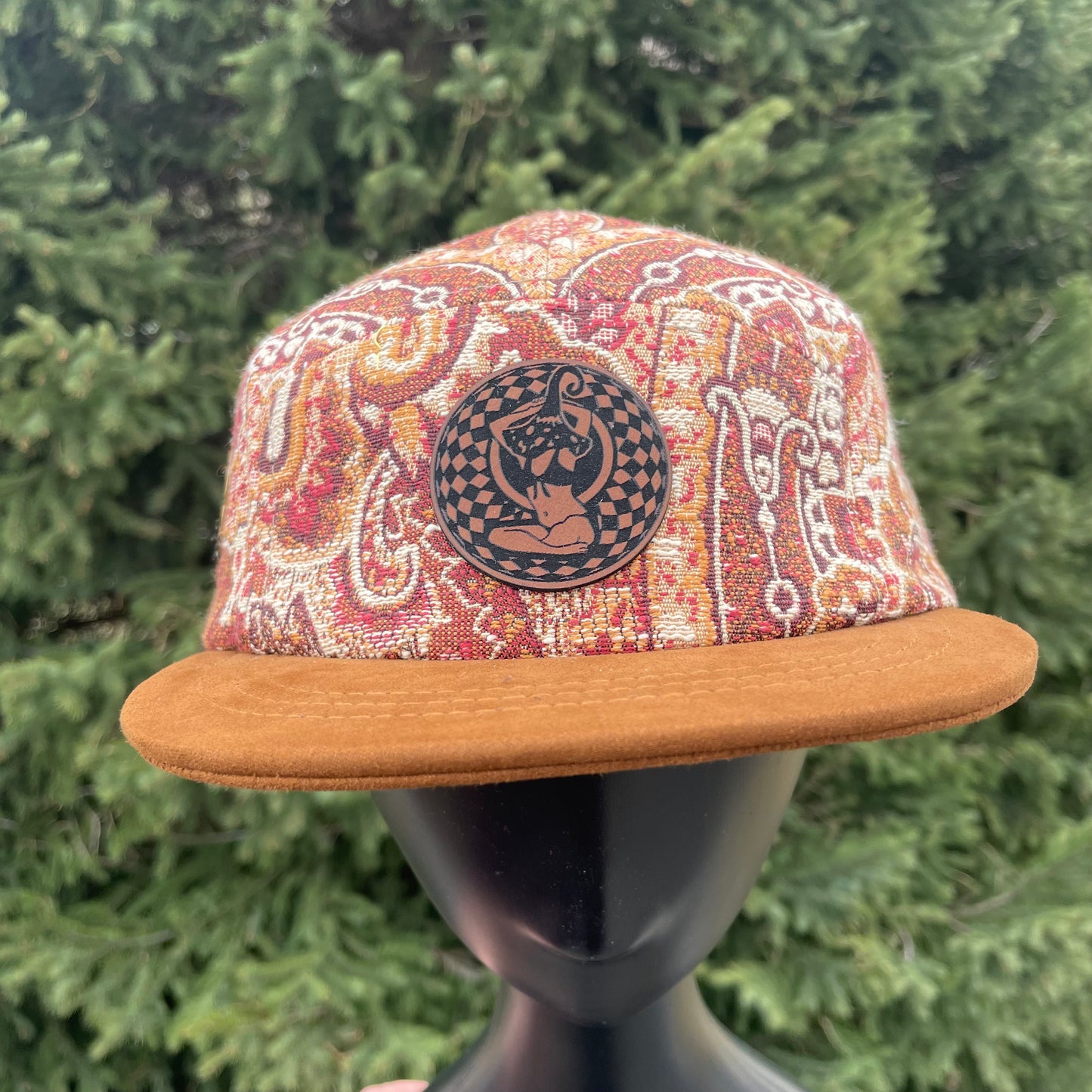 Desert paisley - 5 Panel Hat - Short Brim 2