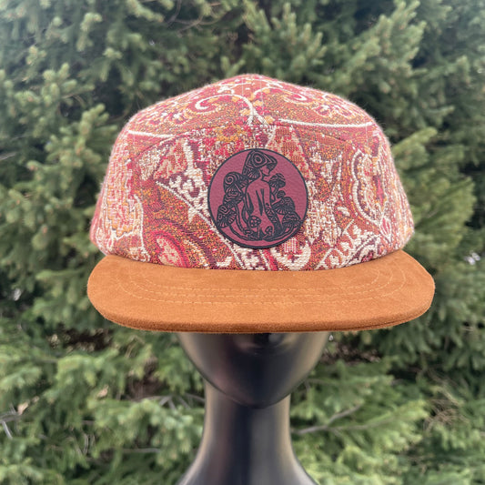 Desert paisley - 5 Panel Hat - Short Brim 1